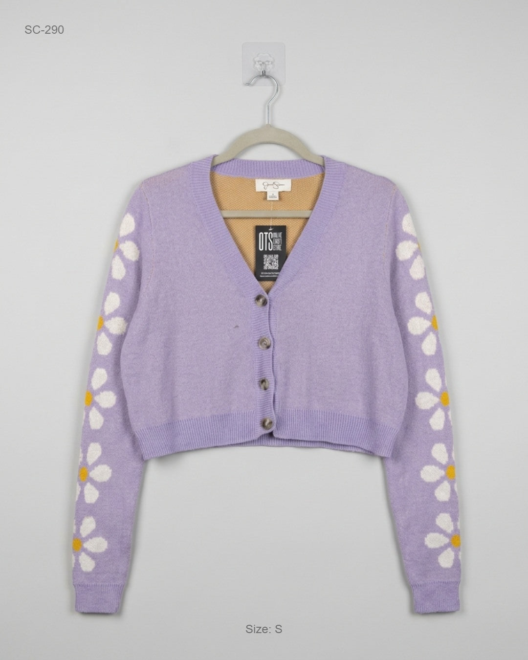 CUT LABEL (SC-290) Cropped Knit Cardigan
