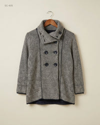PERUNA (SC-405) Double-Breasted Knit Cardigan