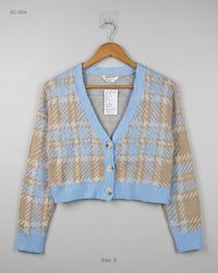 No Boundaries (SC-604) Cropped Knit Cardigan