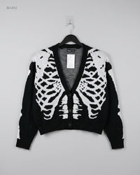 SHEIN (SC-612) Skeleton Knit Cardigan