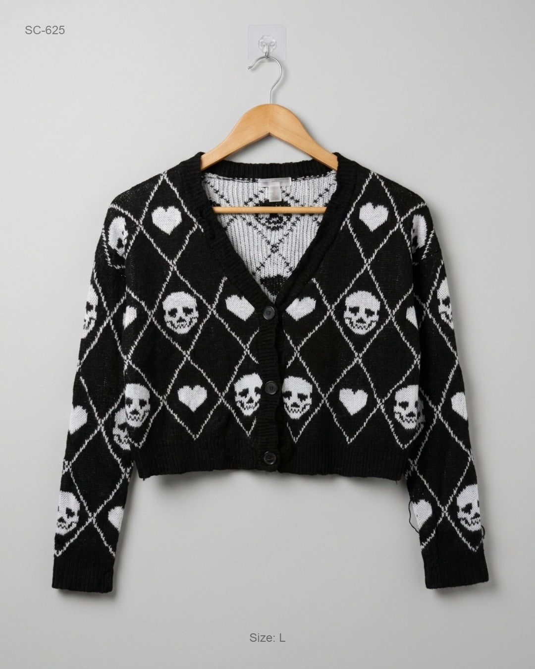 No Boundaries (SC-625) Cropped Cardigan