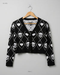 No Boundaries (SC-625) Cropped Cardigan