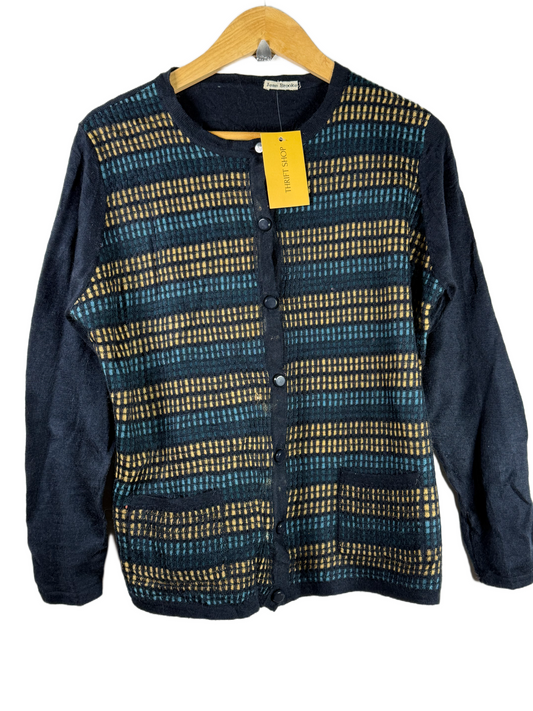 Secondhand Branded Short Cardigans by JEAN BROOKE, MULTI ACRYLIC fabric, PREMIUM PLUS condition, for Women - Online Thrift Shop Lahore Pakistan