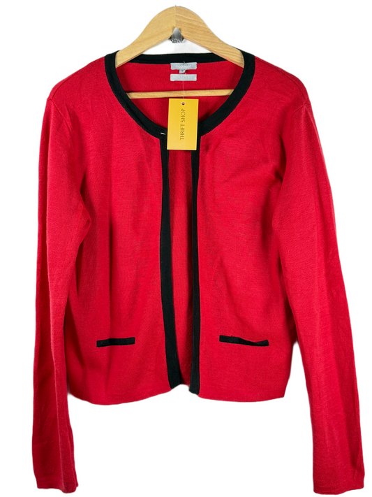 PREMIUM PLUS Condition Short Cardigans | Preloved MADDISON | RED ACRYLIC | Thrift Shop for Women Lahore Pakistan | OTS