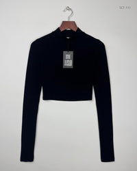 BERSHKA Black Summer Crop Tops (SCT-111)