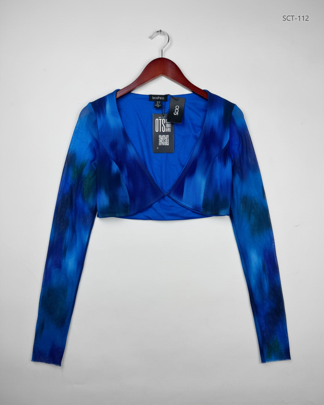 BOOHOO Blue Summer Crop Tops (SCT-112)