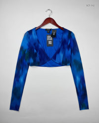 BOOHOO Blue Summer Crop Tops (SCT-112)