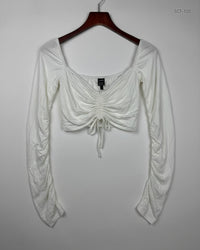 SHEIN White Summer Crop Tops (SCT-120)