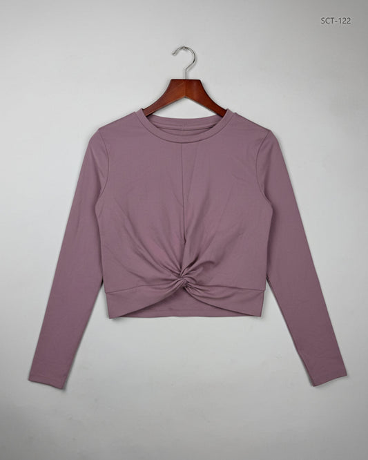 Shop Premium Summer Crop Tops by Cut Label | Preloved Branded Clothes | Pink Polyester | Womens | OTS Thrift Store Islamabad Pakistan