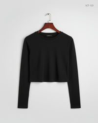 SHEIN Black Summer Crop Tops (SCT-123)