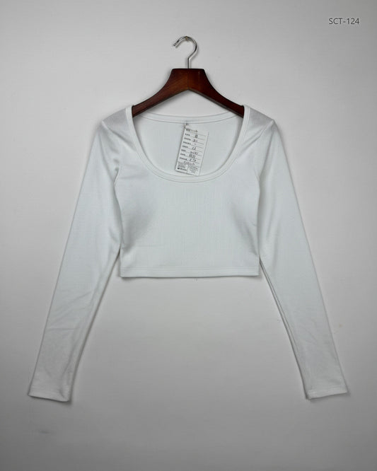 UK Imported secondhand Summer Crop Tops - Shein brand, White Polyester, Excellent condition, for Womens - Online Thrift Store Islamabad Pakistan