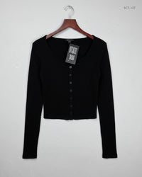NEW LOOK Black Summer Crop Tops (SCT-127)