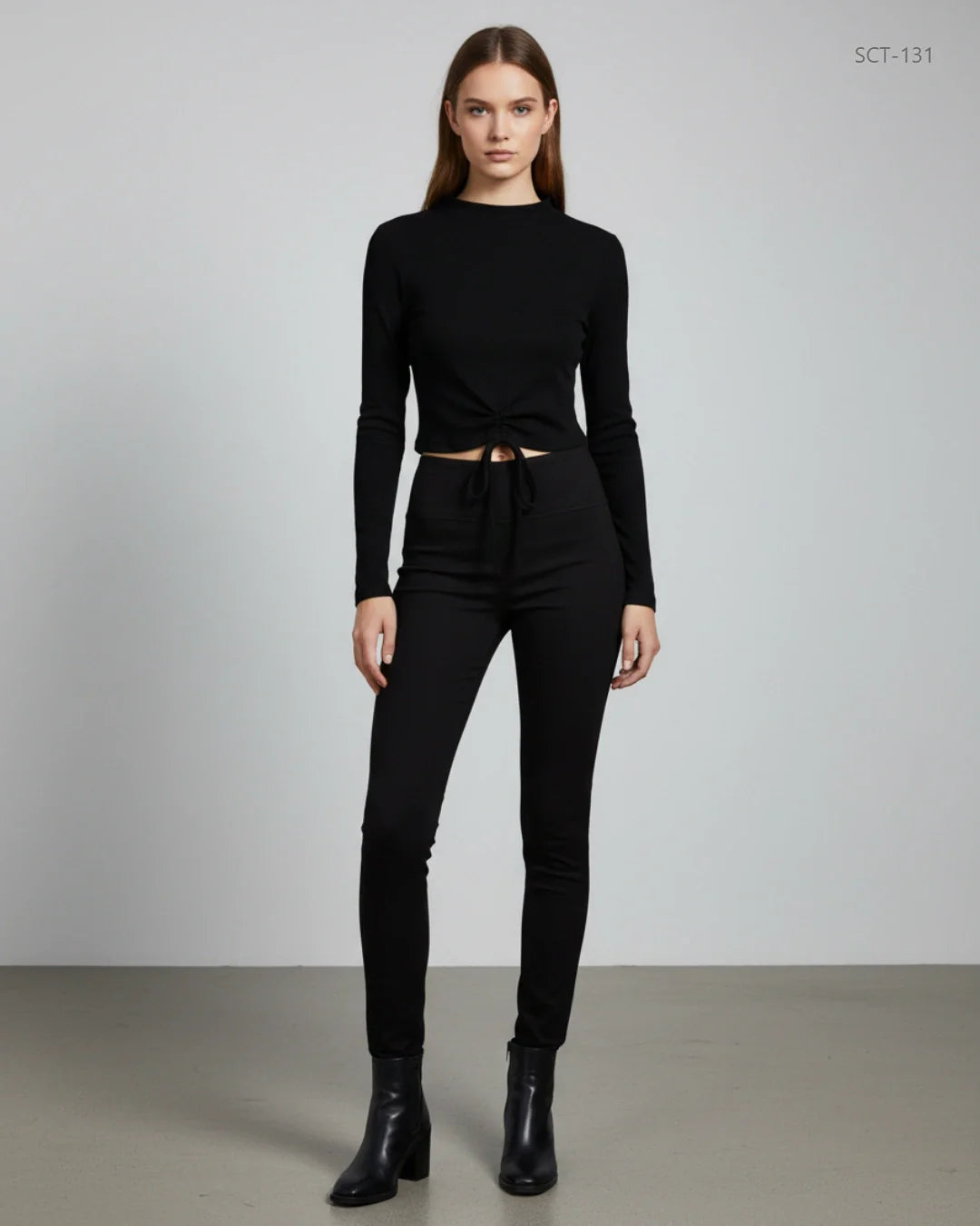 SHEIN Black Summer Crop Tops (SCT-131)