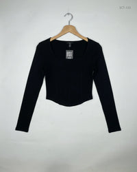 NEW LOOK Black Summer Crop Tops (SCT-133)