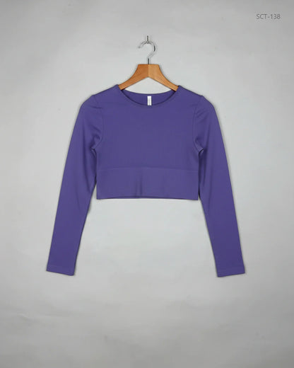Premium Condition Summer Crop Tops | Preloved Primark | Purple Polyester | Thrift Shop for Womens Lahore Pakistan | OTS