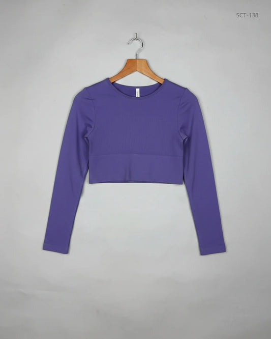 Premium Condition Summer Crop Tops | Preloved Primark | Purple Polyester | Thrift Shop for Womens Lahore Pakistan | OTS