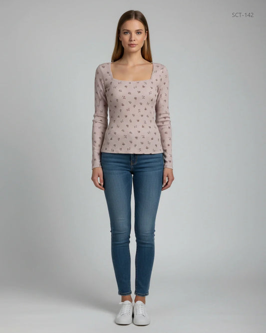 H&M Teapink Summer Crop Tops (SCT-142)