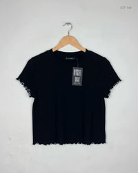 DUNNES Black Summer Crop Tops (SCT-143)