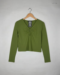 PRIMARK Olive Green Summer Crop Tops (SCT-146)