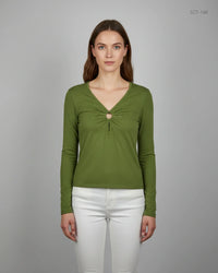 PRIMARK Olive Green Summer Crop Tops (SCT-146)