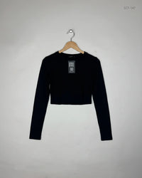 SHEIN Black Summer Crop Tops (SCT-147)