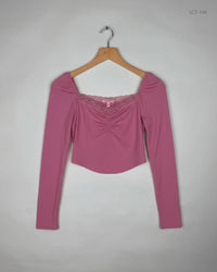 SHEIN Pink Summer Crop Tops (SCT-148)