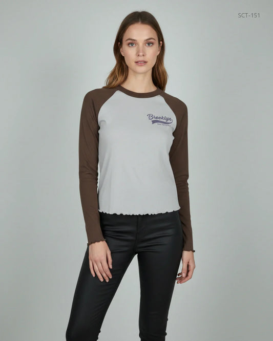 H&M Beige & Brown Summer Crop Tops (SCT-151)