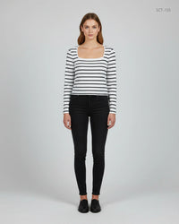 H&M Black & White Summer Crop Tops (SCT-155)