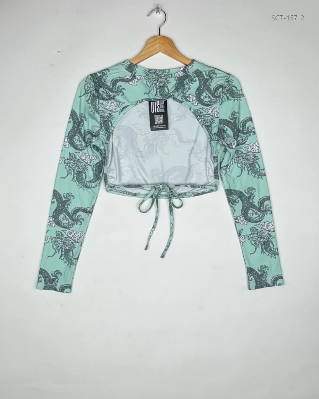 SHEIN Turquoise Summer Crop Tops (SCT-157)