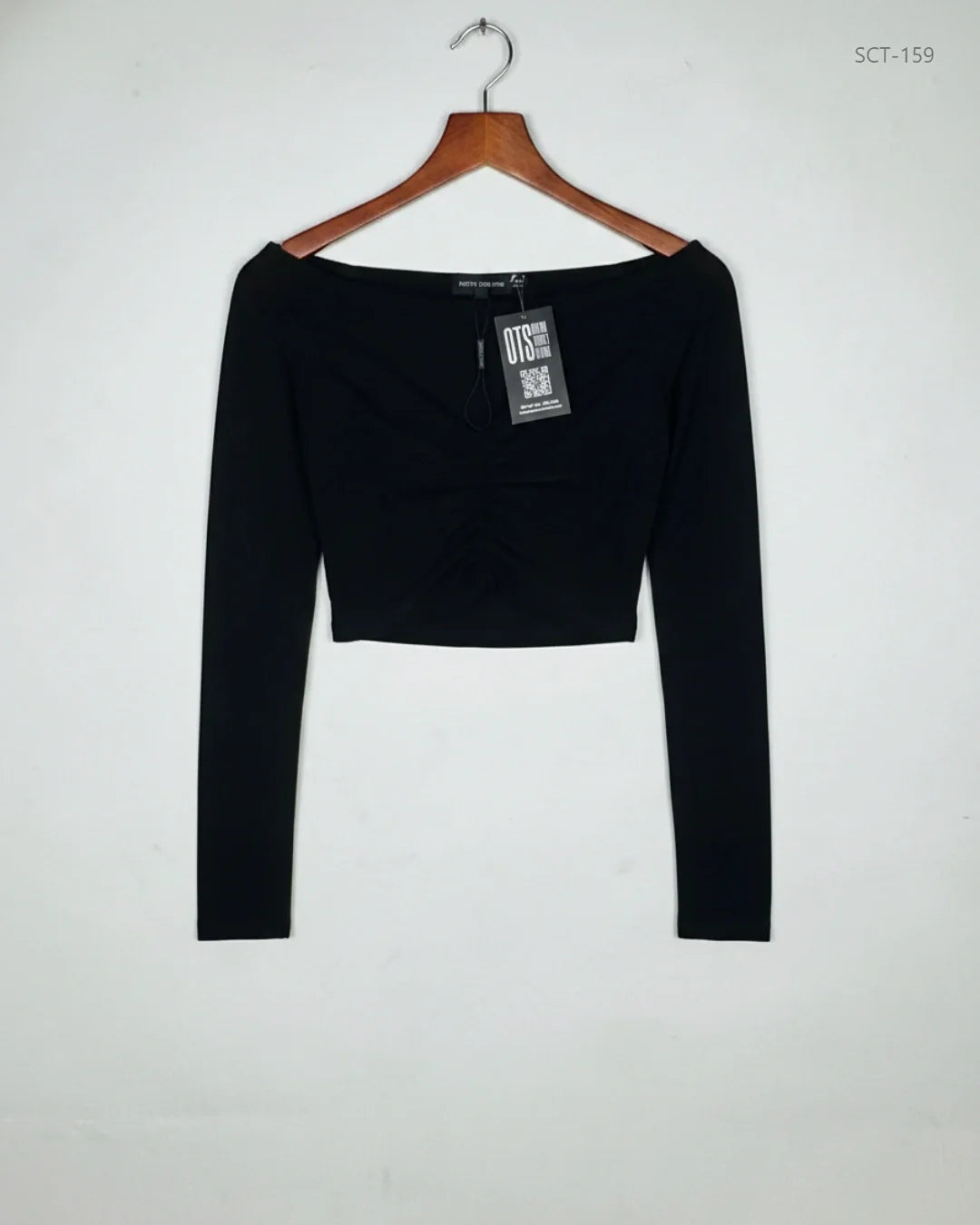 PRETTYLITTLETHING Black Summer Crop Tops (SCT-159)