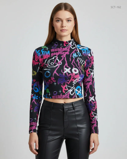 SHEIN Multi Color Summer Crop Tops (SCT-162)