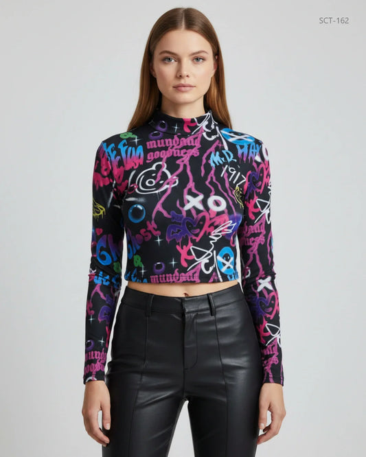 SHEIN Multi Color Summer Crop Tops (SCT-162)