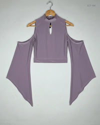 MISSGUIDED Lilac Summer Crop Tops (SCT-164)