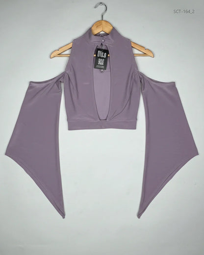 MISSGUIDED Lilac Summer Crop Tops (SCT-164)