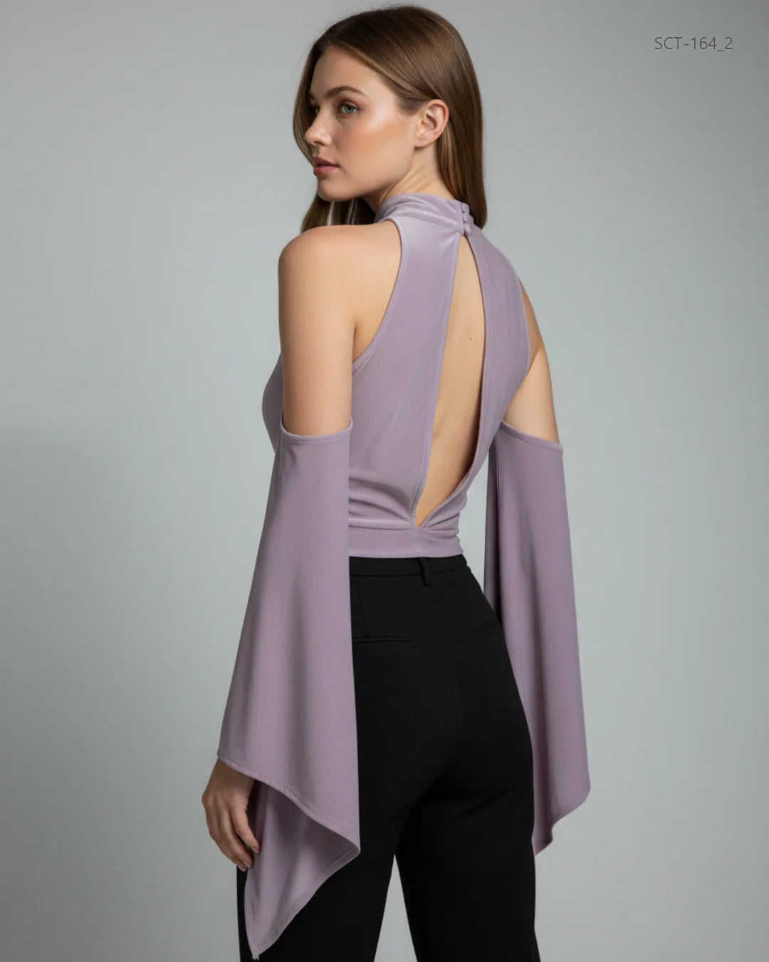 MISSGUIDED Lilac Summer Crop Tops (SCT-164)