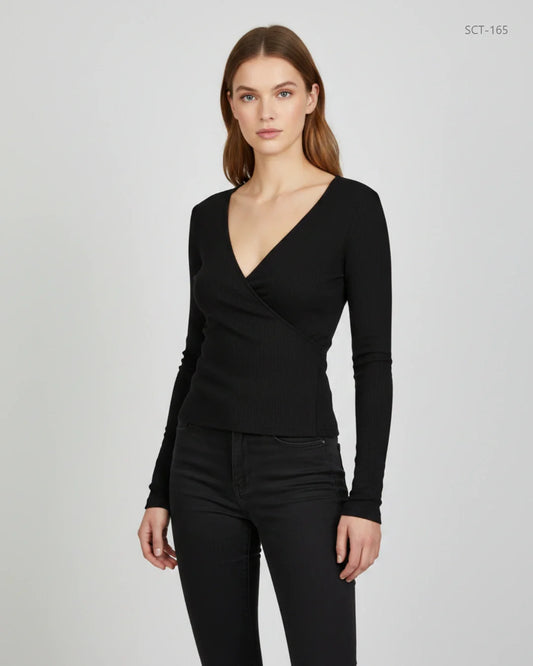 H&M Black Summer Crop Tops (SCT-165)
