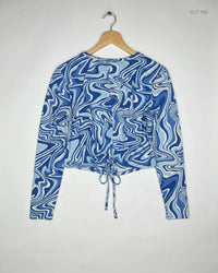 PRIMARK Blue Summer Crop Tops (SCT-166)