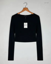 NEW LOOK Black Summer Crop Tops (SCT-167)