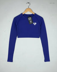 CUT LABEL Blue Summer Crop Tops (SCT-174)