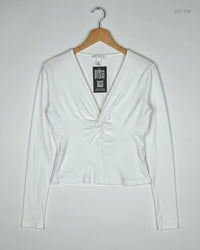 H&M White Summer Crop Tops (SCT-176)