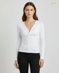 H&M White Summer Crop Tops (SCT-176)