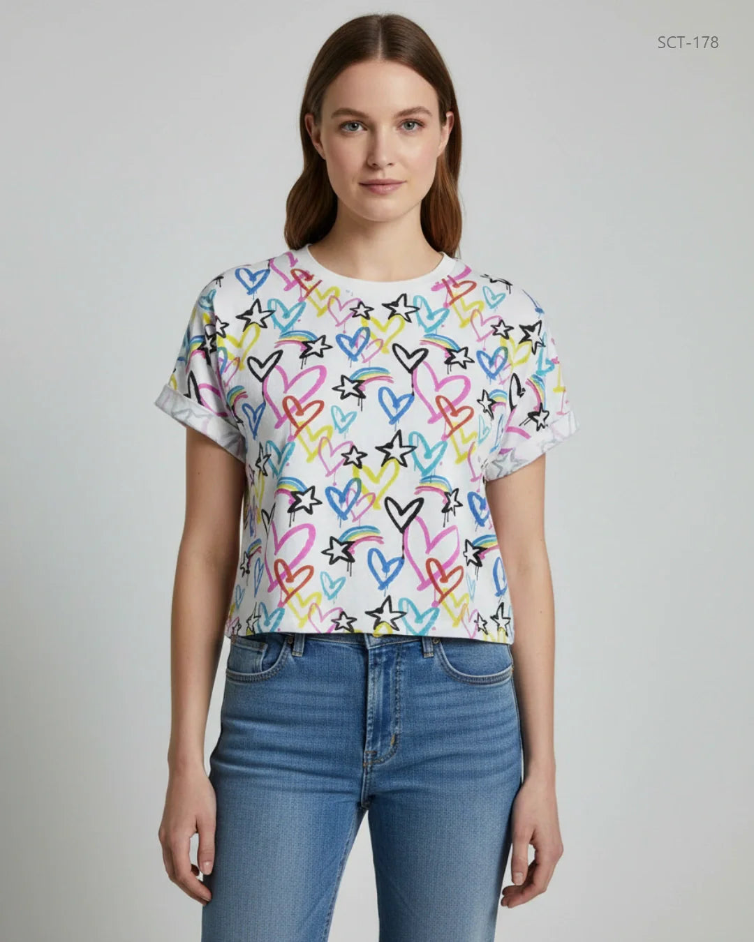 NEXT Multi Color Summer Crop Tops (SCT-178)
