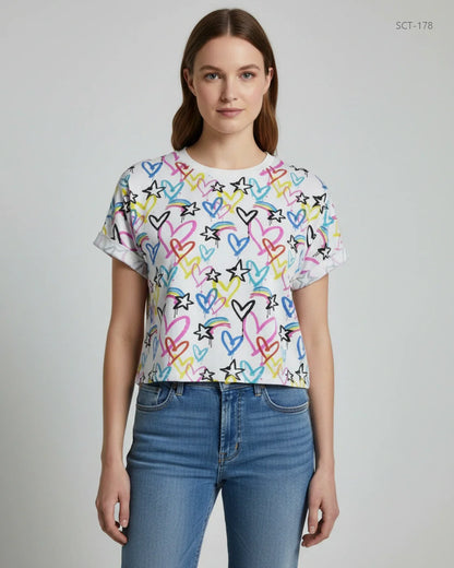 NEXT Multi Color Summer Crop Tops (SCT-178)