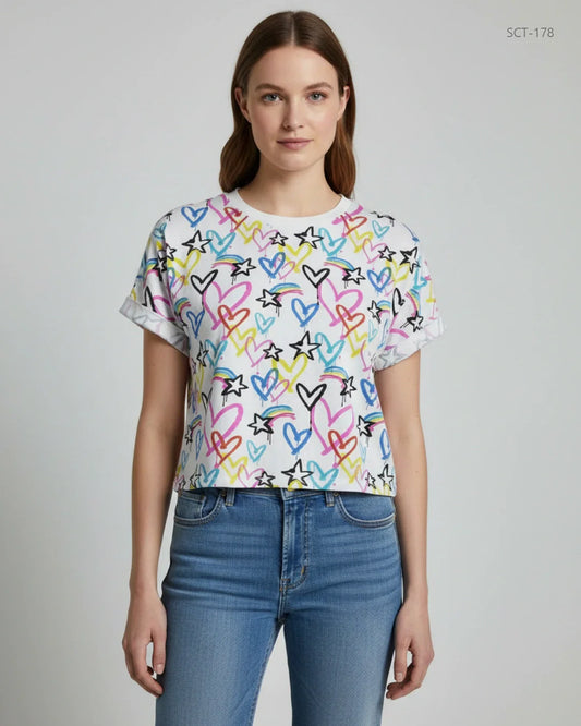 NEXT Multi Color Summer Crop Tops (SCT-178)