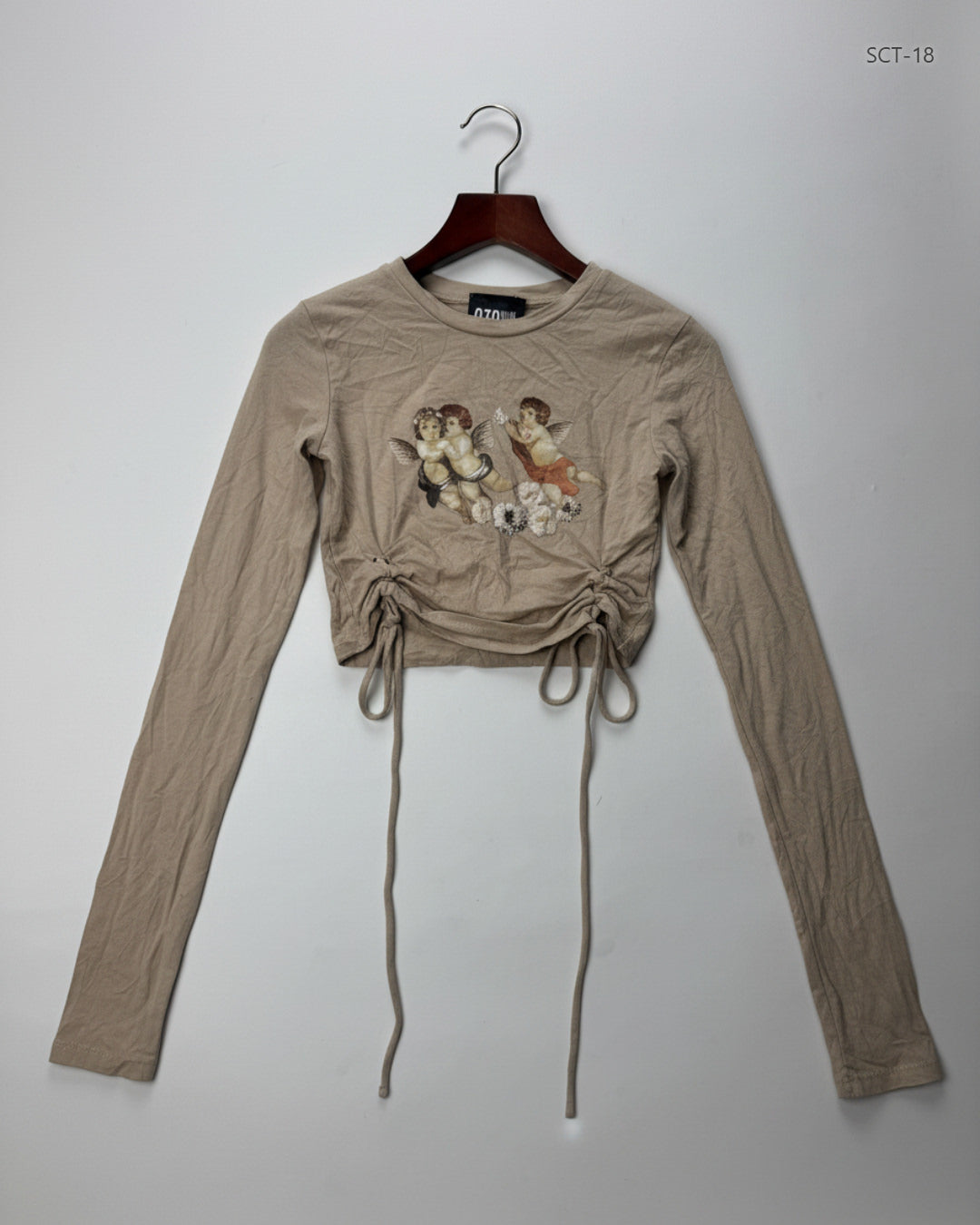 Beige Women's Summer Crop Top by Bershka (SCT-18)