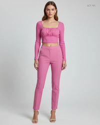 SHEIN Pink Summer Crop Tops (SCT-191)