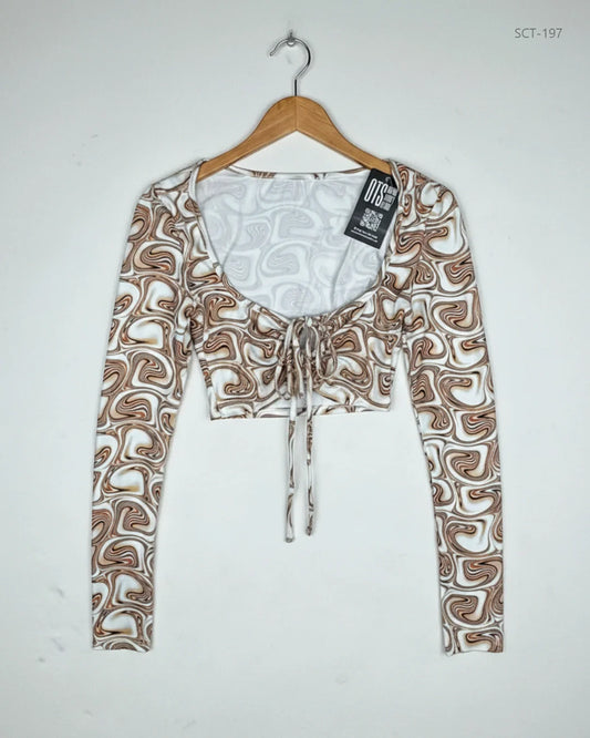 UK Imported secondhand Summer Crop Tops - Shein brand, Multi Polyester, Premium condition, for Womens - Online Thrift Store Lahore Pakistan