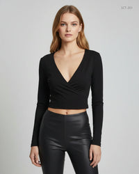H&M Black Summer Crop Tops (SCT-201)