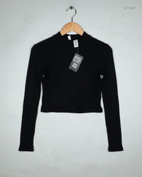 H&M Black Summer Crop Tops (SCT-203)