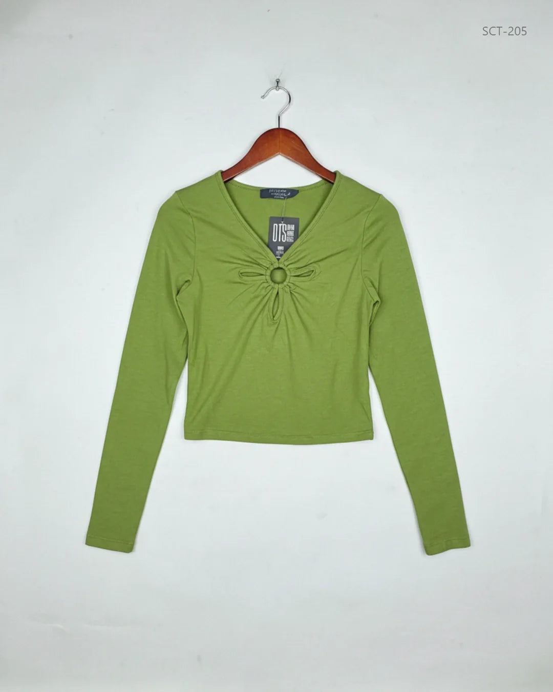 Summer Crop Tops | Primark | Preloved Branded | Olive Cotton | Premium | OTS Thrift Store Peshawar Pakistan